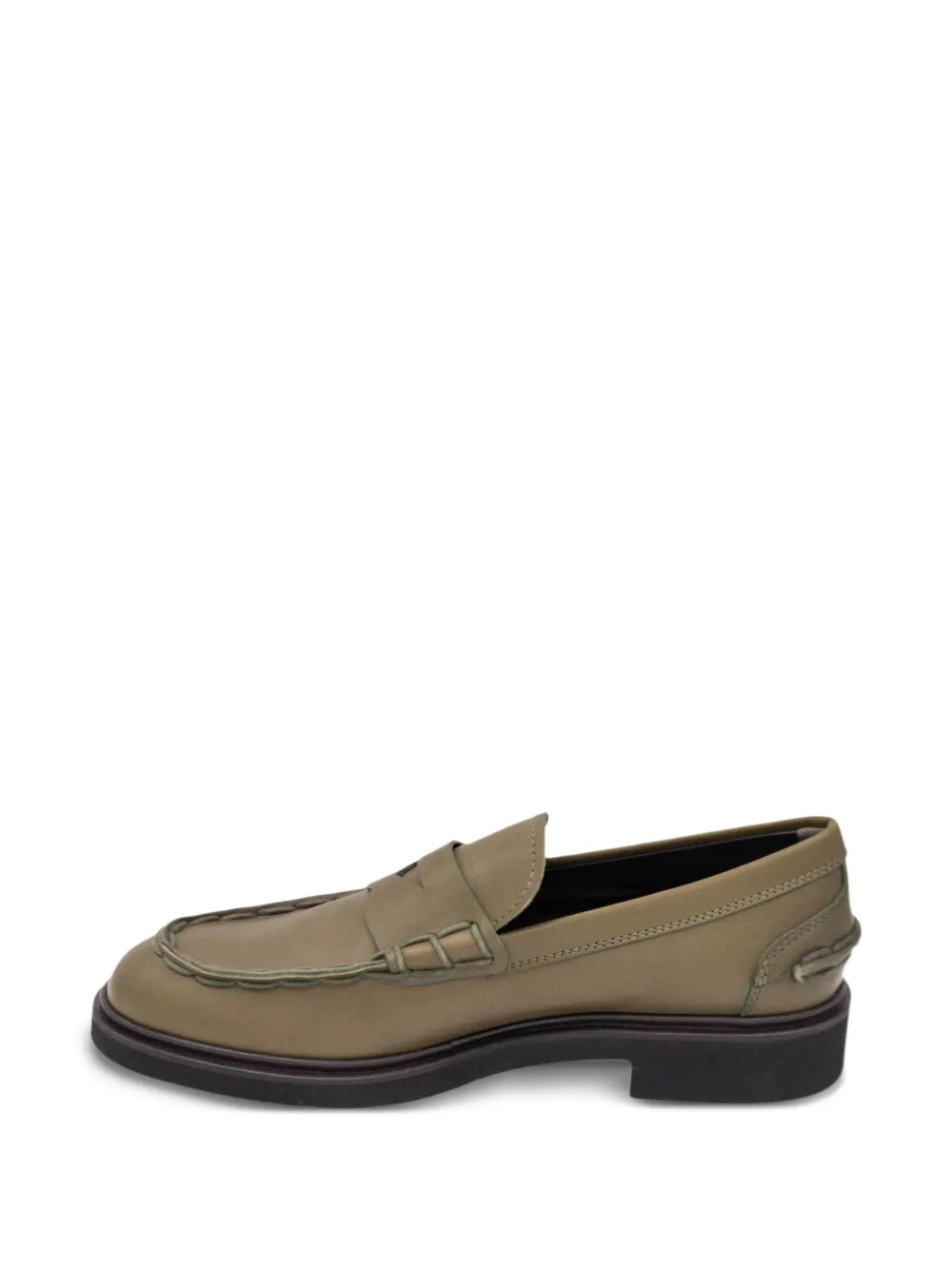 Tod's Leren loafers Groen