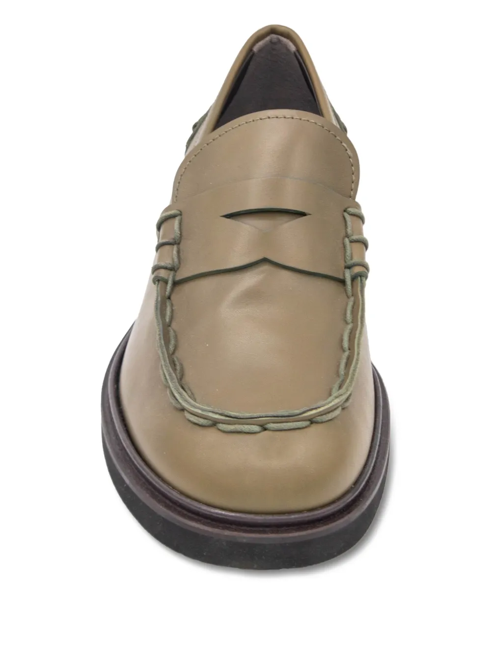 Tod's Leren loafers Groen