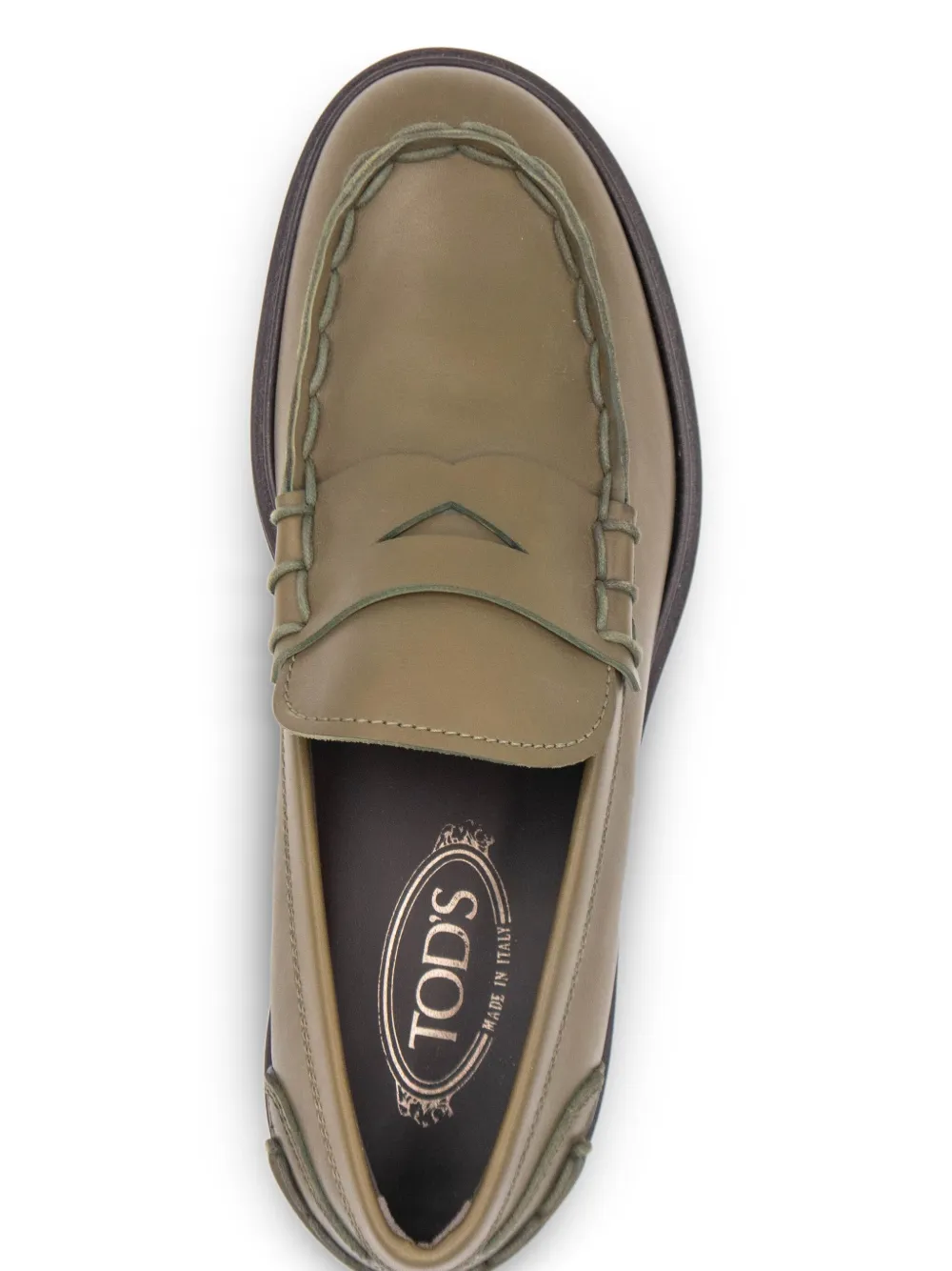 Tod's Leren loafers - Groen