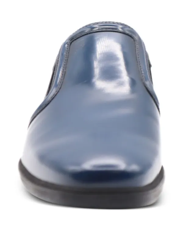 Tod's レザーローファー | ブルー | FARFETCH JP