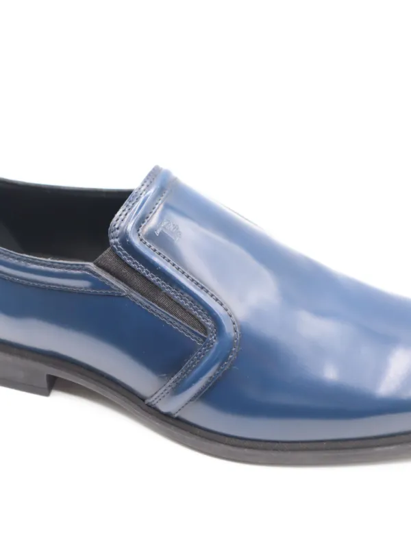 TOD'S 青 レザー ローファー Tod's レザーローファー | ブルー | FARFETCH JP