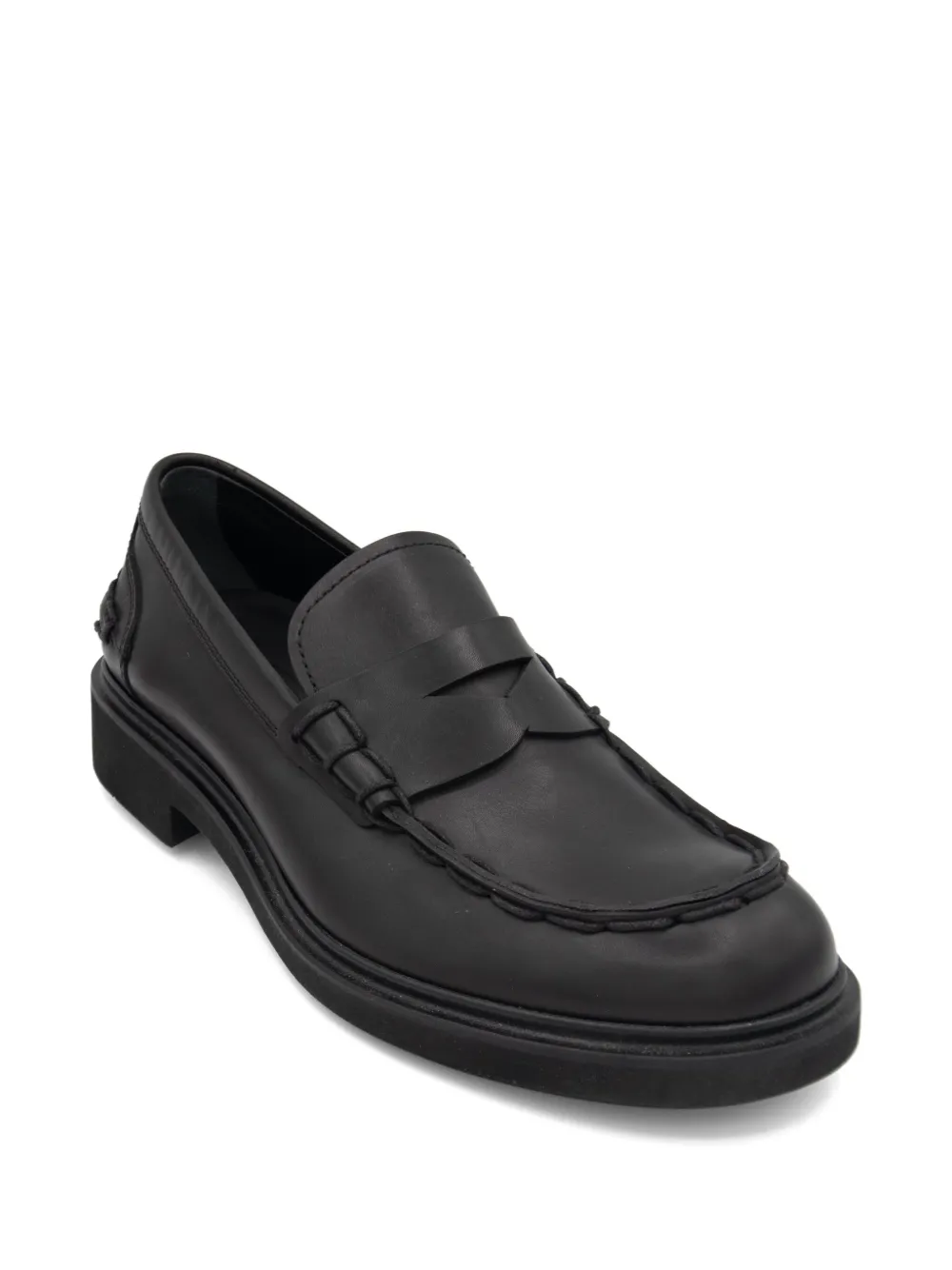 Tod's Leren loafers Zwart