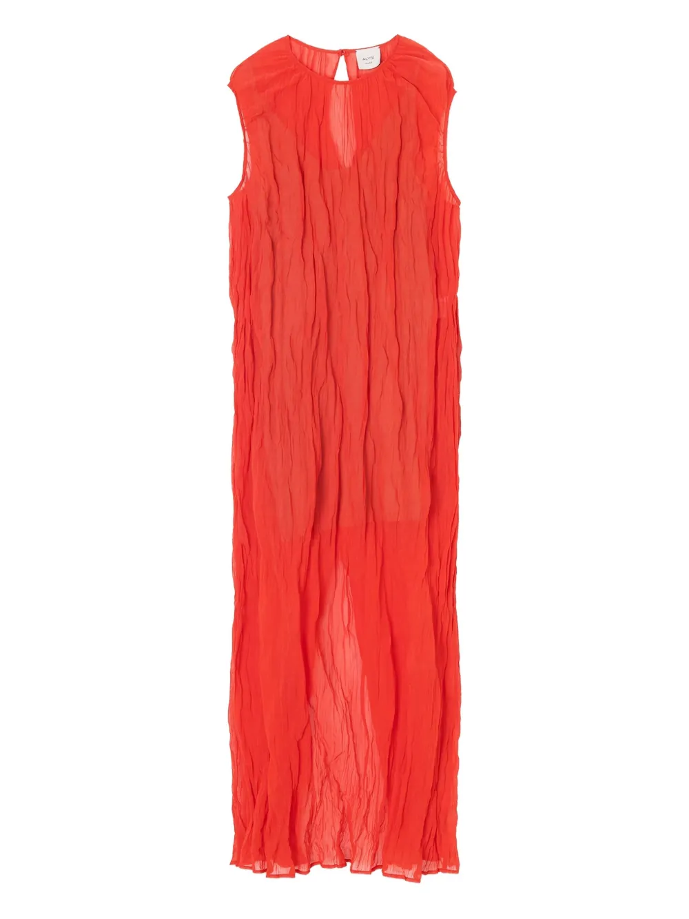 Alysi sleeveless maxi dress Rood