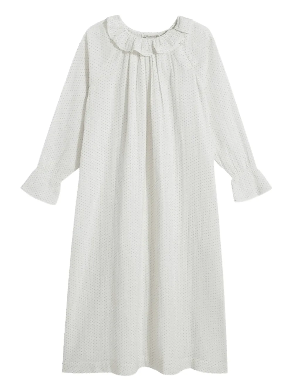 Bonpoint Ruffled Printed Nightdress - Weiß