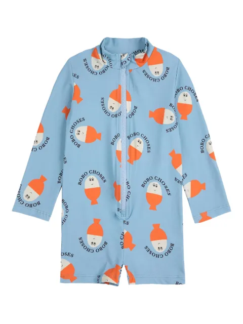 Bobo Choses Zip Printed Top