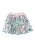 Billieblush sequin tiered skirt - Blue