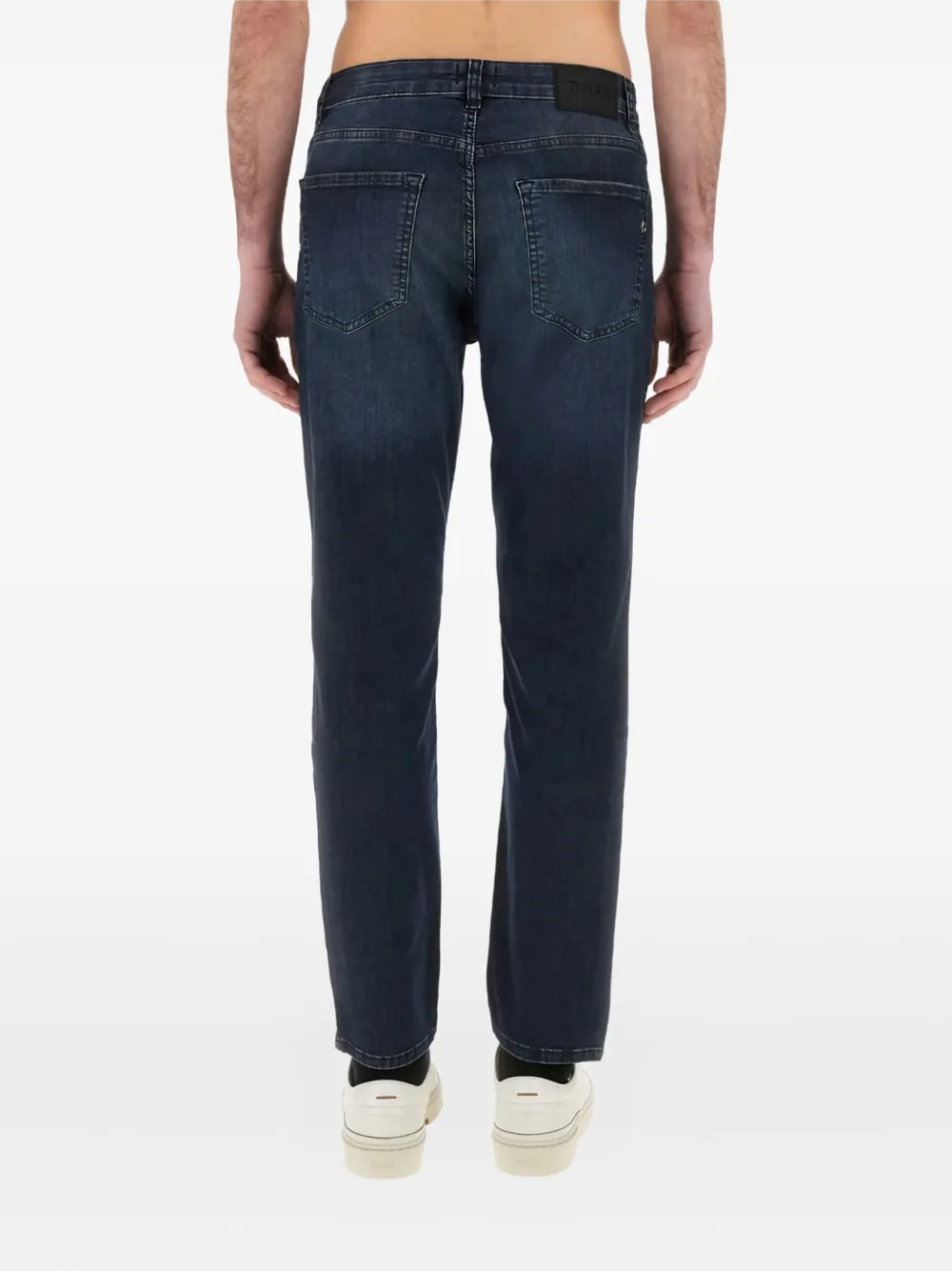 BOSS Jeans met vijf zakken Blauw