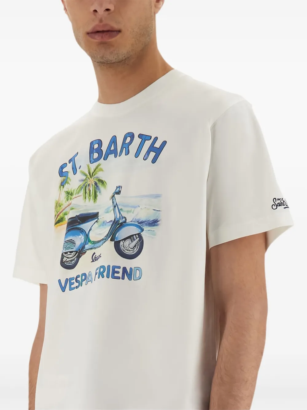 MC2 Saint Barth graphic-print T-shirt Wit