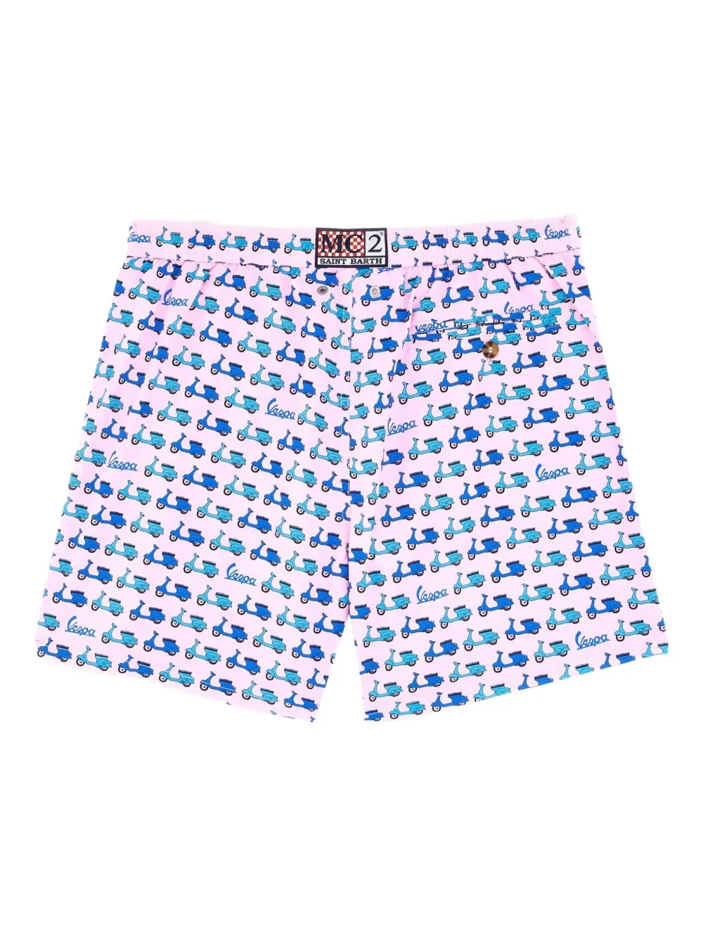MC2 Saint Barth scooter-print swim shorts | rosado | Image 1