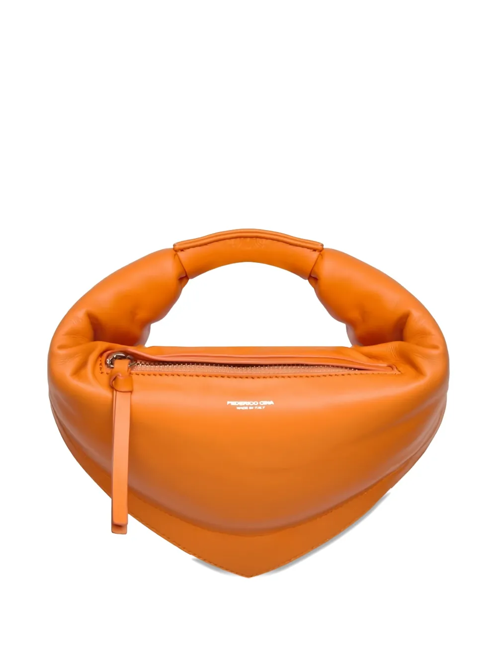 FEDERICO CINA Tortellino kleine shopper Oranje