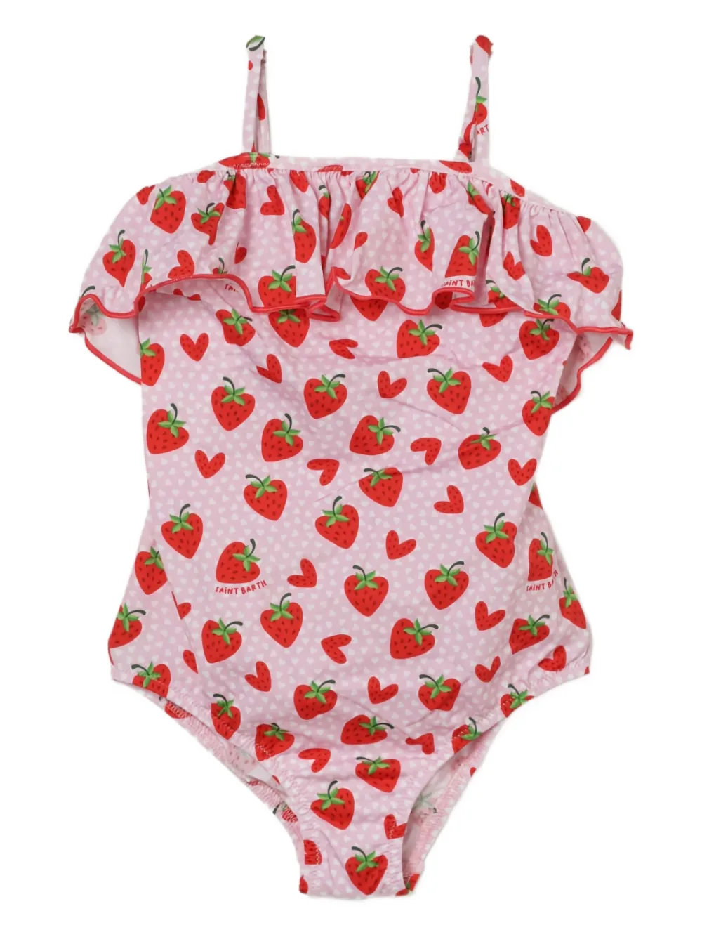 MC2 Saint Barth Kids ラッフル ワンピース水着 - ピンク MC2 Saint Barth Kids ラッフル ワンピース水着 - ピンク