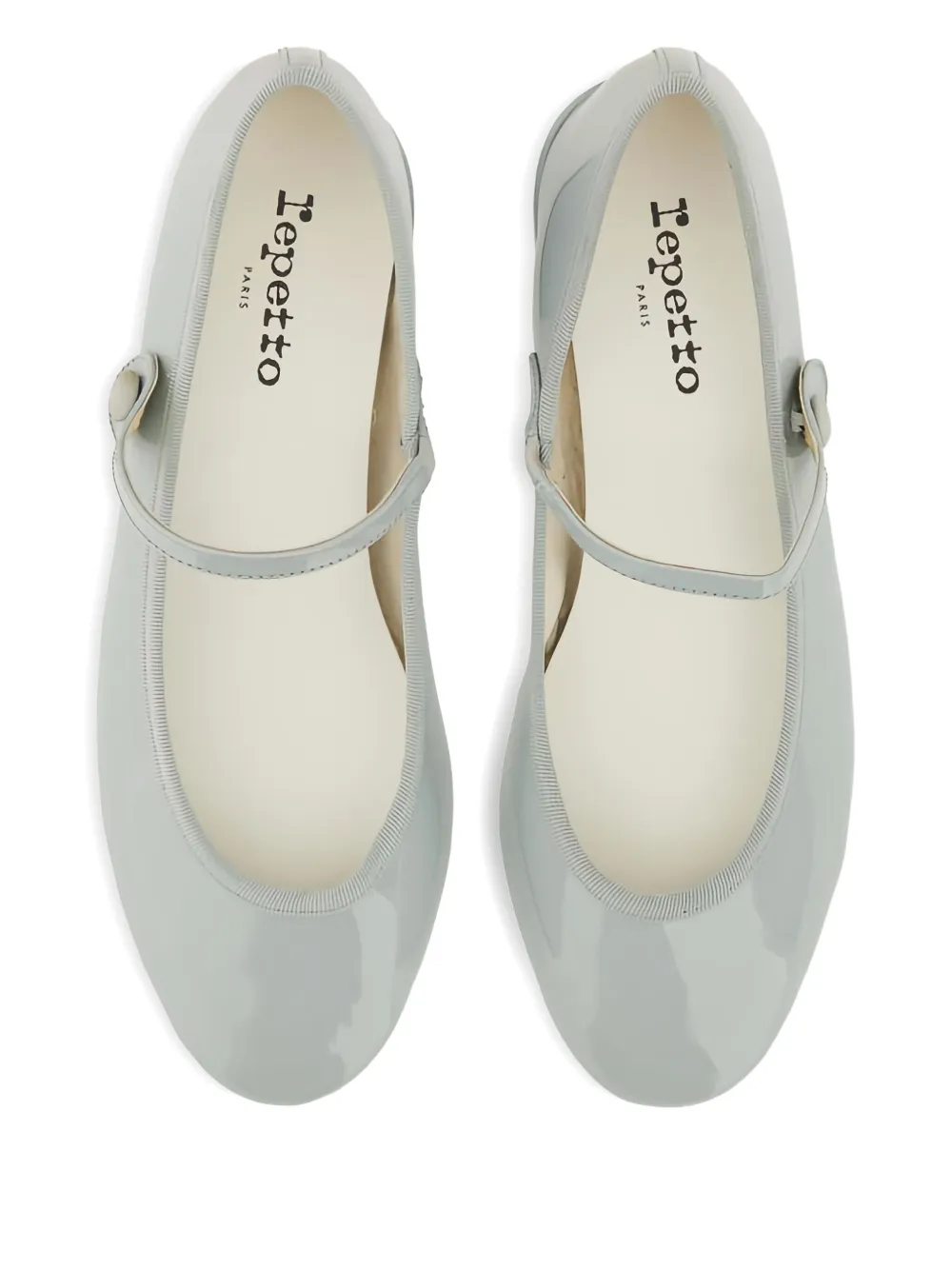 Repetto 30mm Rose patent pumps Blue