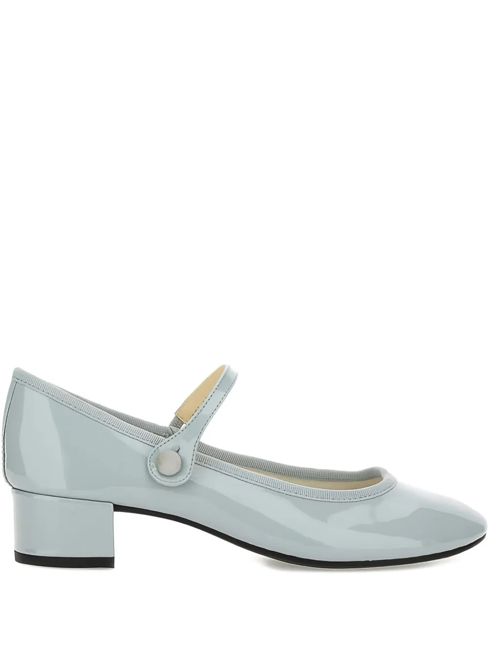 Repetto 30mm Rose patent pumps Blue