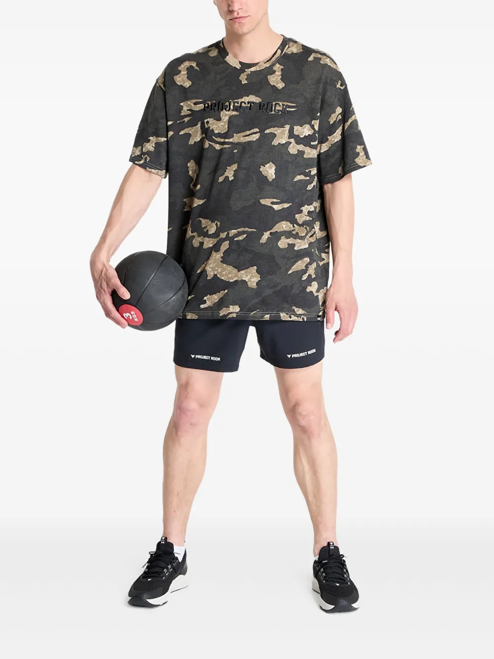 Under Armour Project Rock camo-print T-shirt | T-Shirts | Image 2