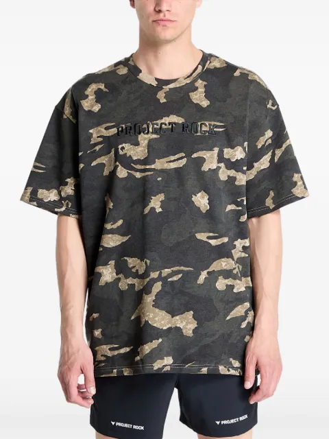 Under Armour Project Rock camo-print T-shirt