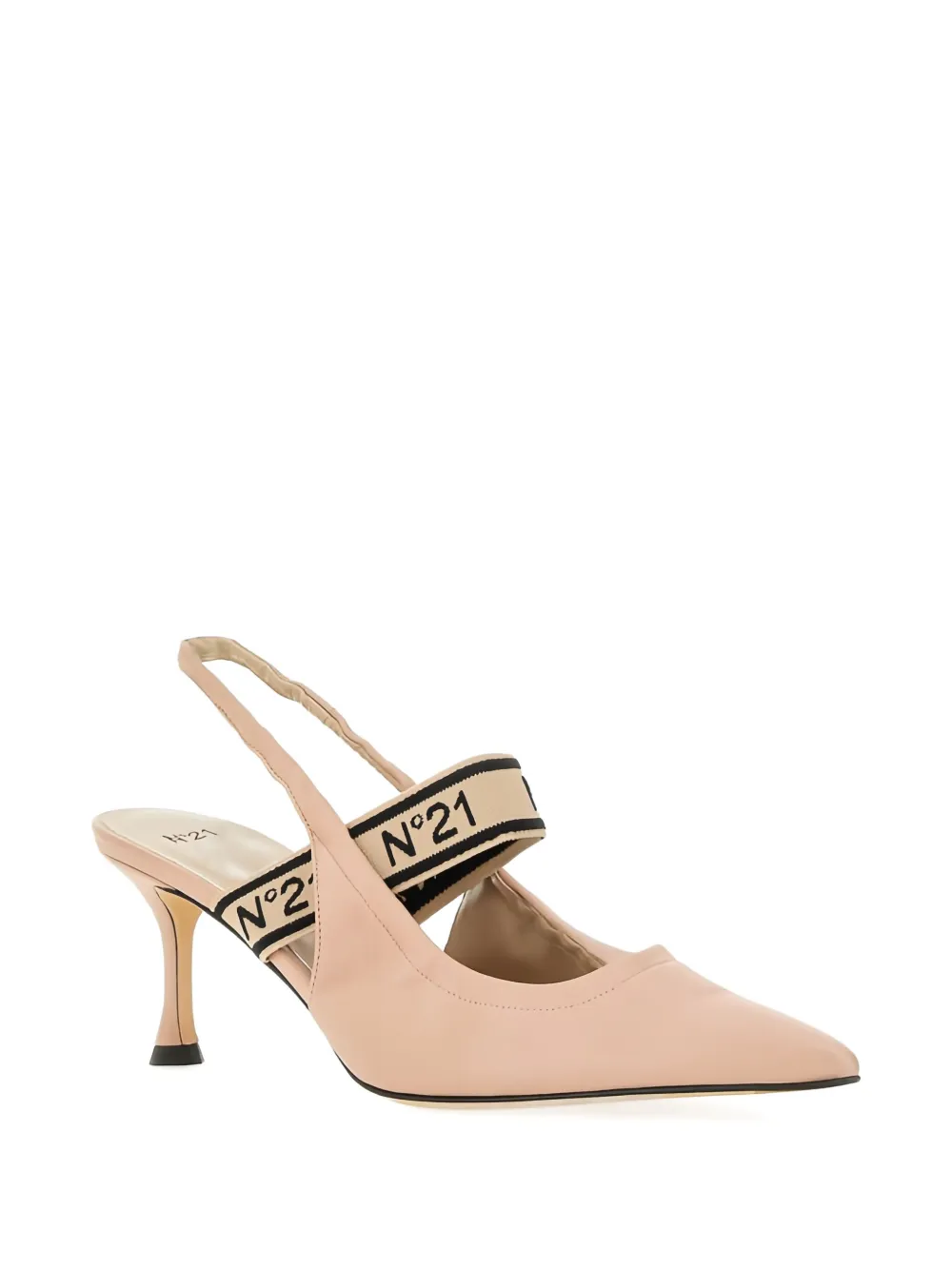 N°21 Pointed-toe Slingback Pumps