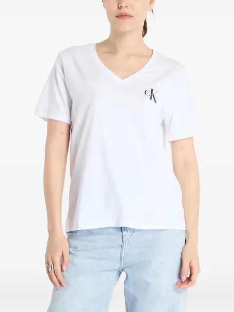 Calvin Klein Jeans logo v-neck tee