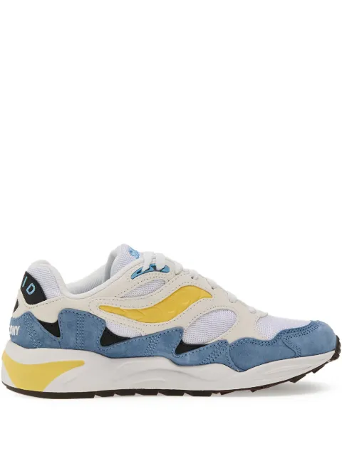 Saucony chunky-sole suede sneakers