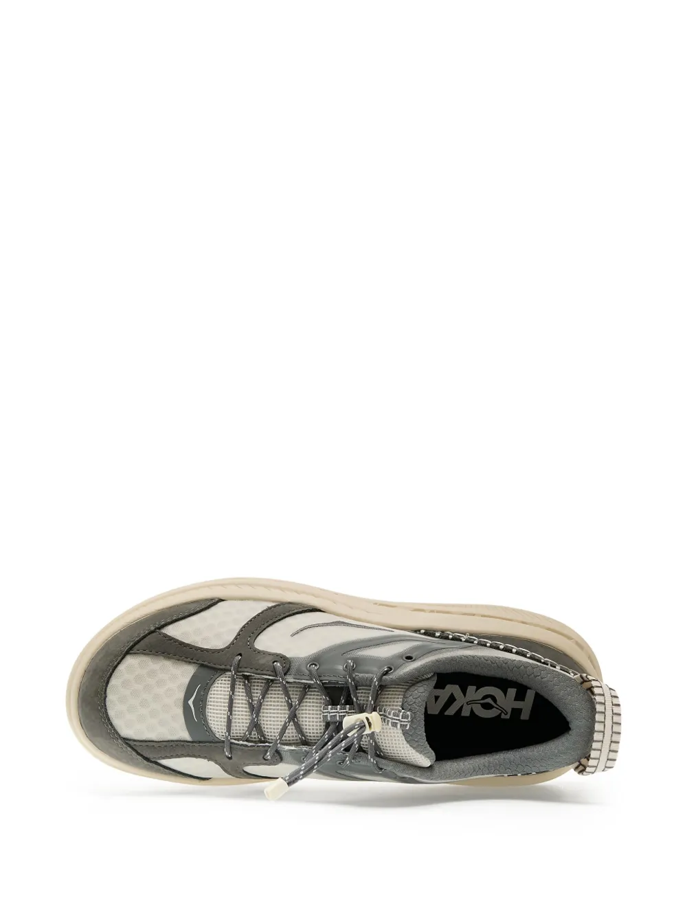 HOKA Bondi B3LS mesh-panelled chunky sneakers White