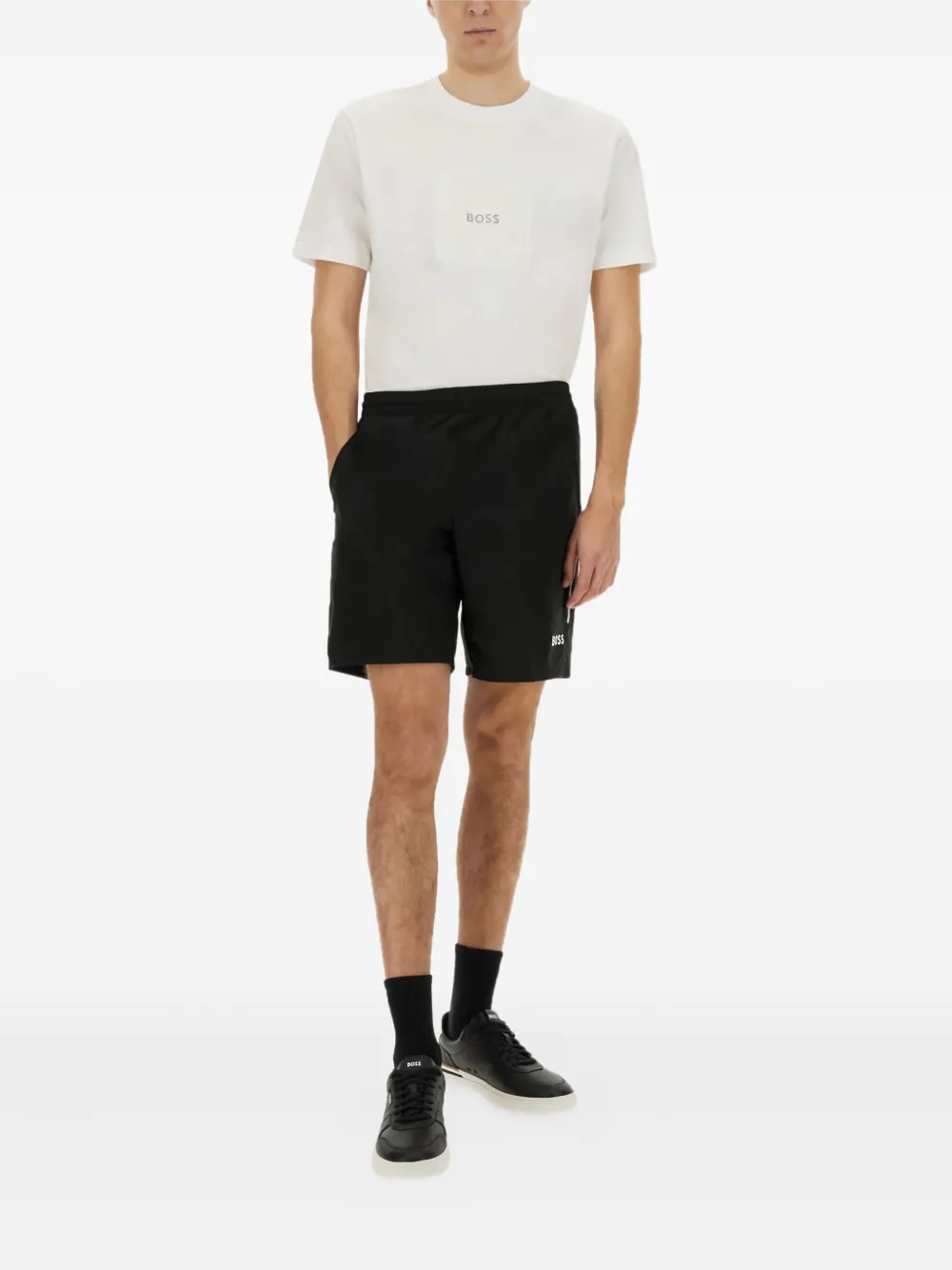 BOSS logo-print cotton T-shirt | T-Shirts | Image 2