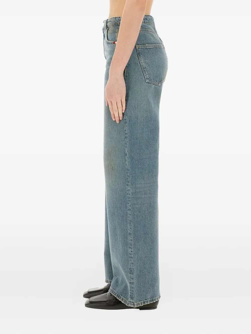AMISH Katoenen jeans Blauw