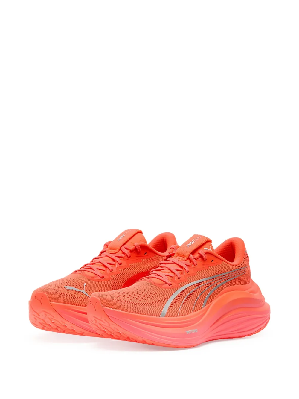 PUMA Sneakers met mesh vlakken - Oranje