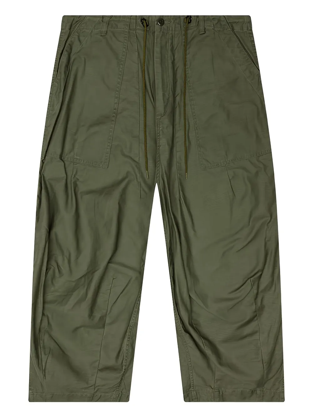 Needles Cargo ruimvallende broek Groen