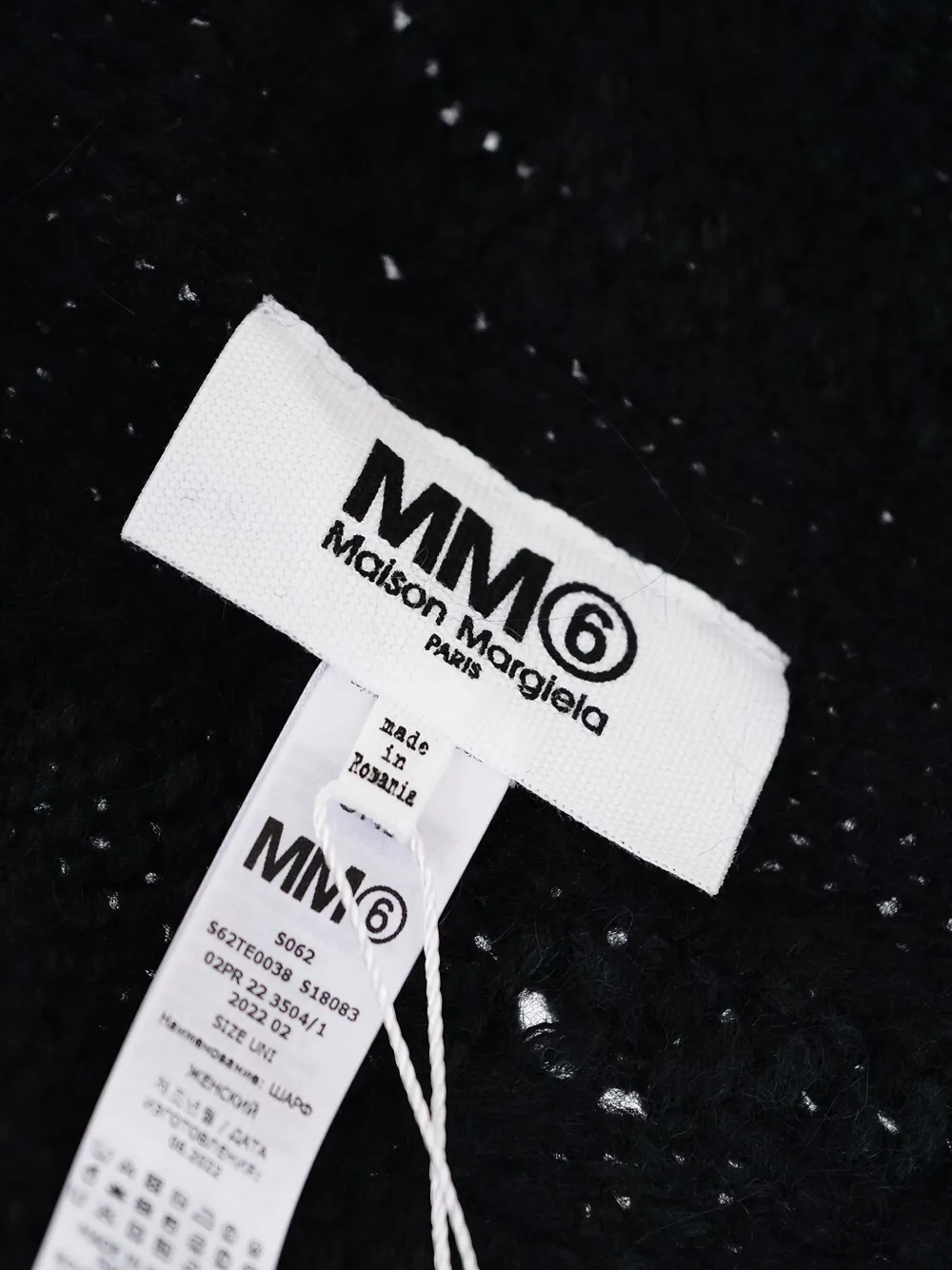 Maison Margiela Gevlochten sjaal Groen