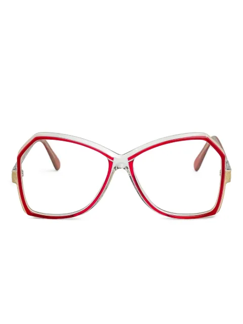 Cazal geometric-frame glasses