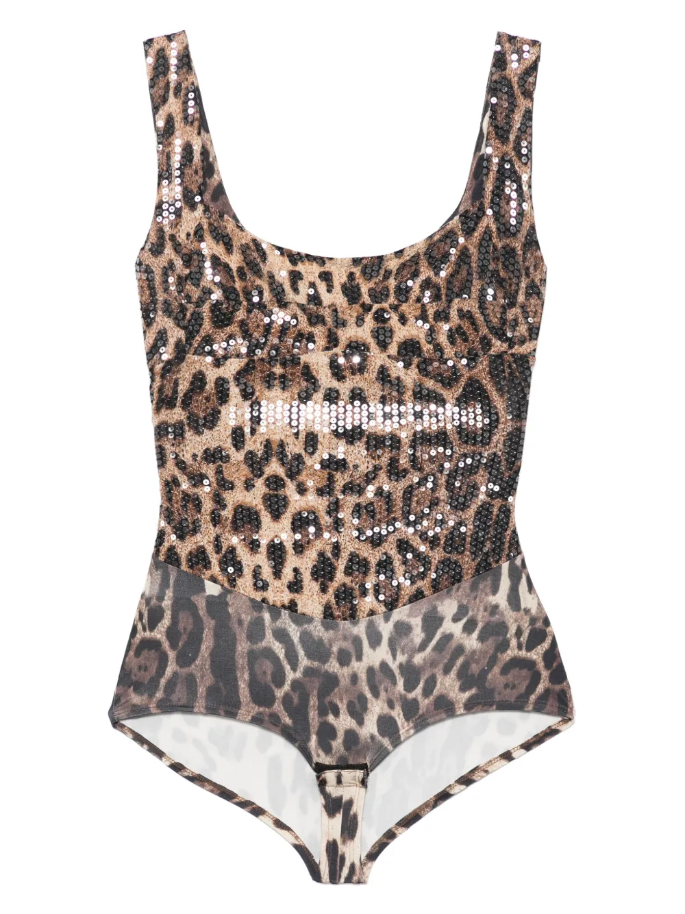 Atu Body Couture Body mit Leoparden-Print - Braun