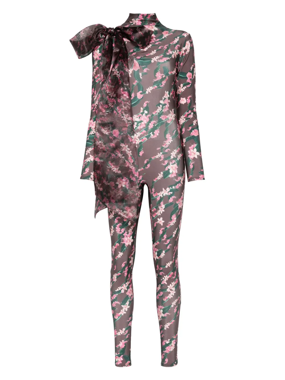Atu Body Couture Floral-print Jumpsuit