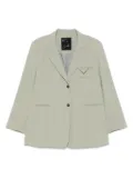 Cordera virgin wool-blend blazer - Green