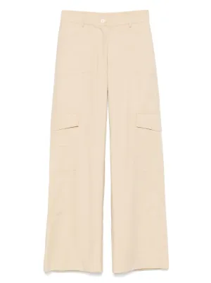 gimaguas ♥ AUDREY TROUSERS /追跡付 Audrey Trousers Brown - Bottoms - Gimaguas