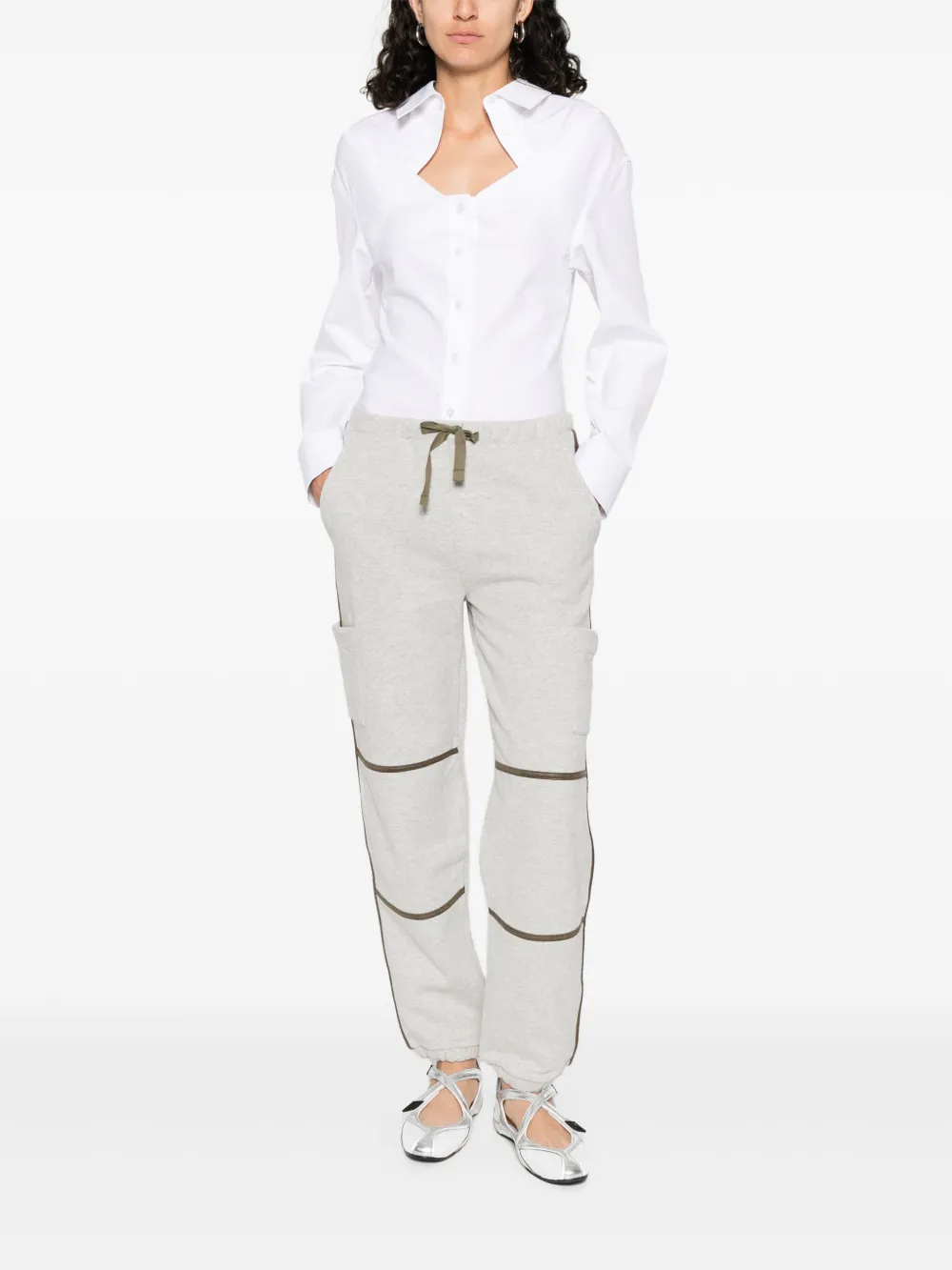 Paloma Wool organic cotton track pants - Grijs