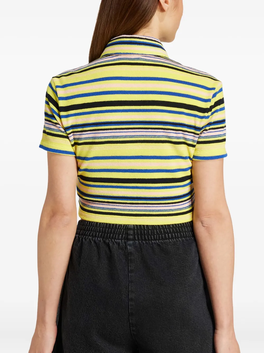 adidas Gestreept shirt Geel