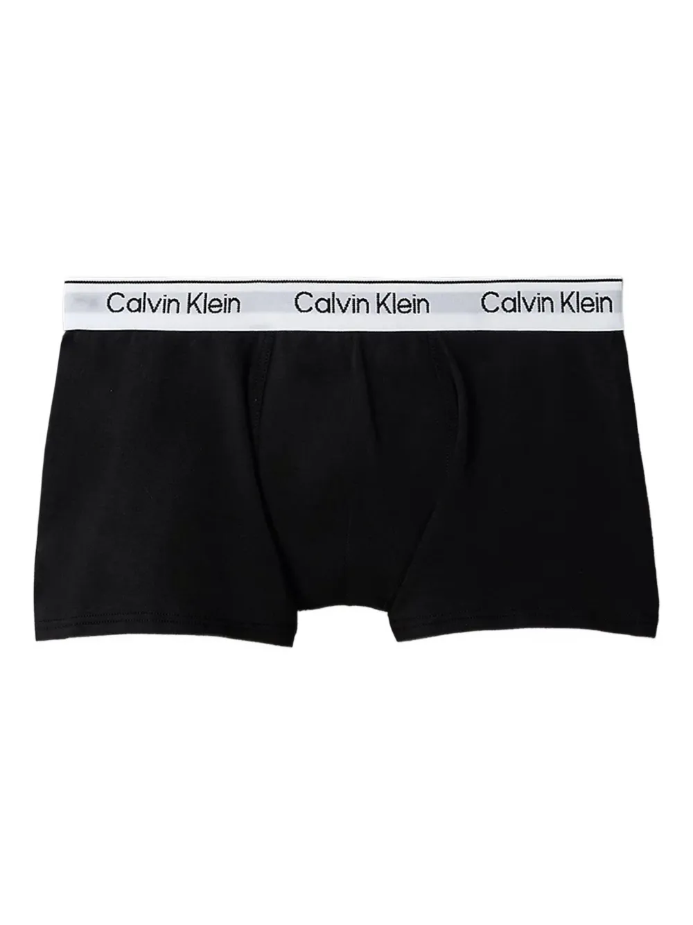 Calvin Klein Kids Vijf boxershorts met logoband Zwart
