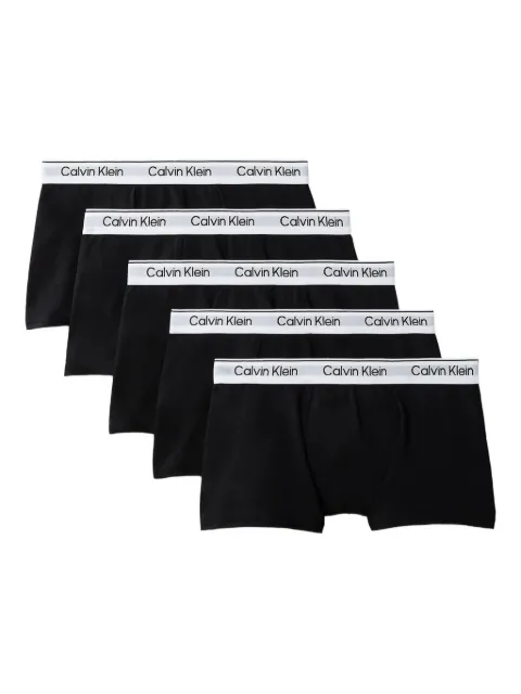 Calvin Klein Kids logo-waistband boxers (pack of five) 