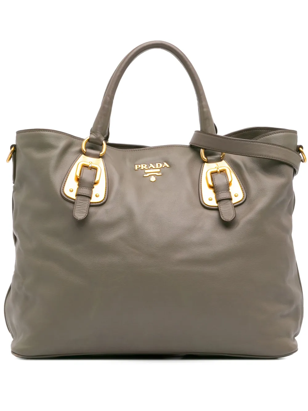 Prada Pre-Owned 2010-2025 Soft Calf satchel | Grey | Image 1