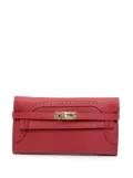 Hermès Pre-Owned 2016 Swift Ghillies Kelly Longue Wallet long wallets - Red