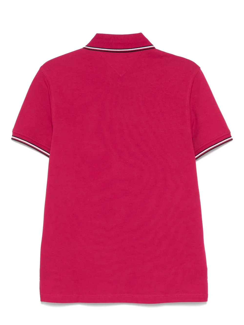 Tommy Hilfiger Poloshirt van biologisch katoen - Rood