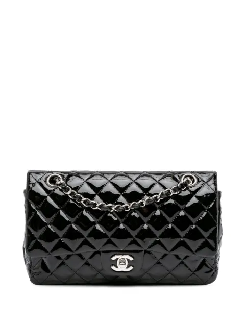 CHANEL Pre-Owned 2010-2011 Medium Classic Patent Double Flap shoulder bag