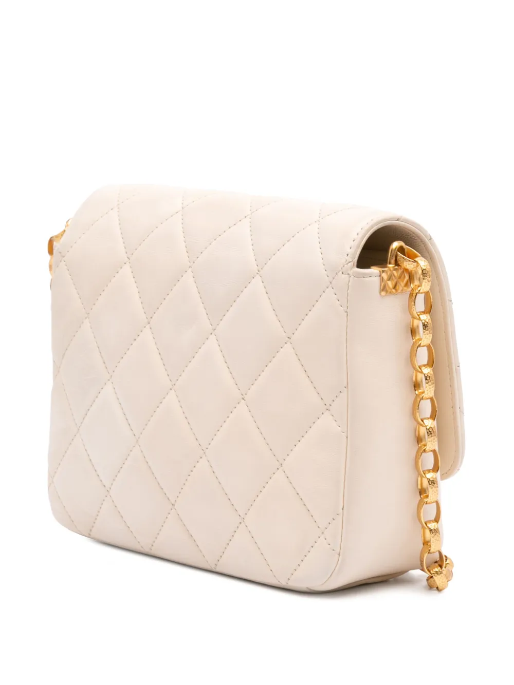 Pre-owned Chanel 2020 Medium Quilted Lambskin Cc Coin Flap Crossbody Bag