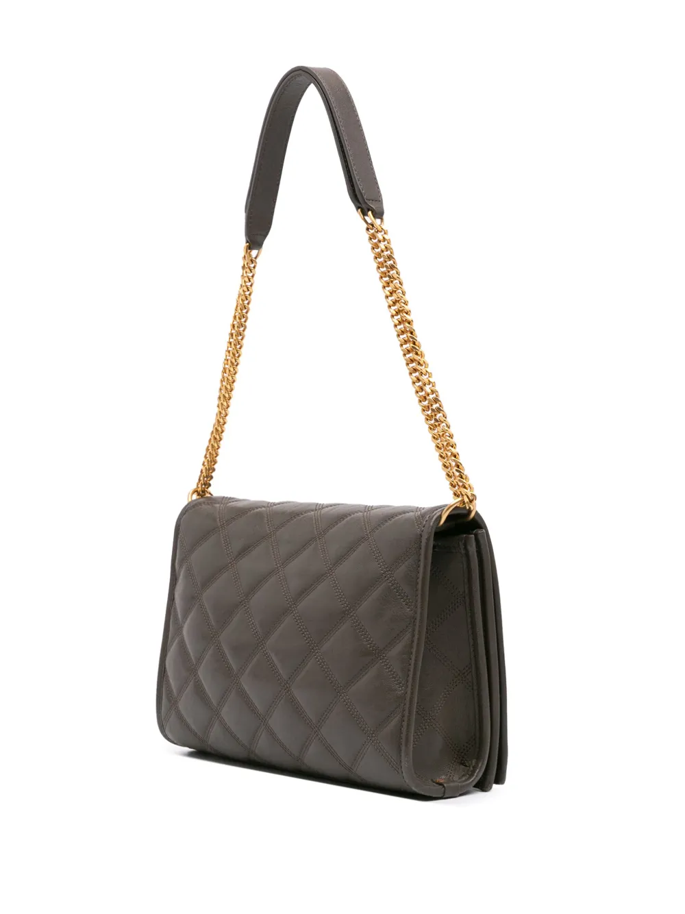 Pre-owned Saint Laurent 2020 Mini Quilted Lambskin Becky Chain Shoulder Bag