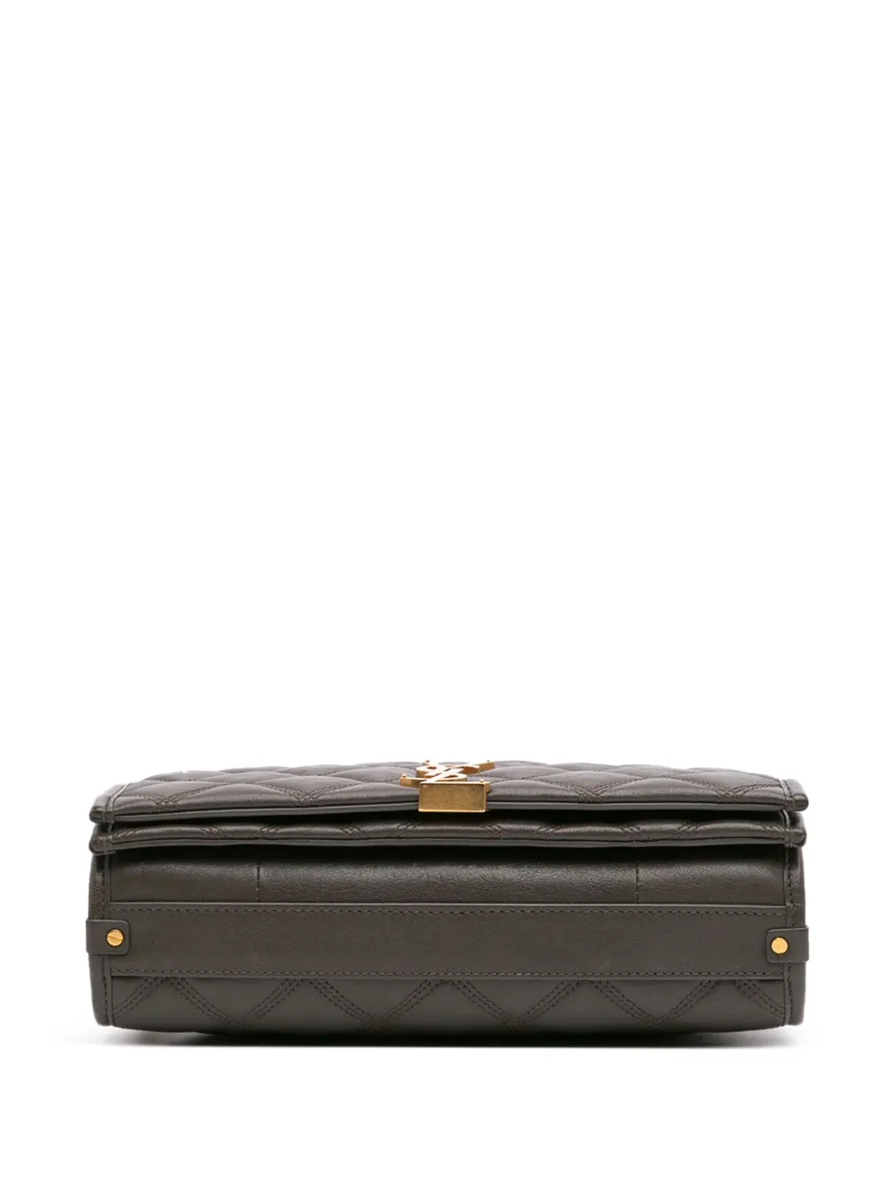 Pre-owned Saint Laurent 2020 Mini Quilted Lambskin Becky Chain Shoulder Bag