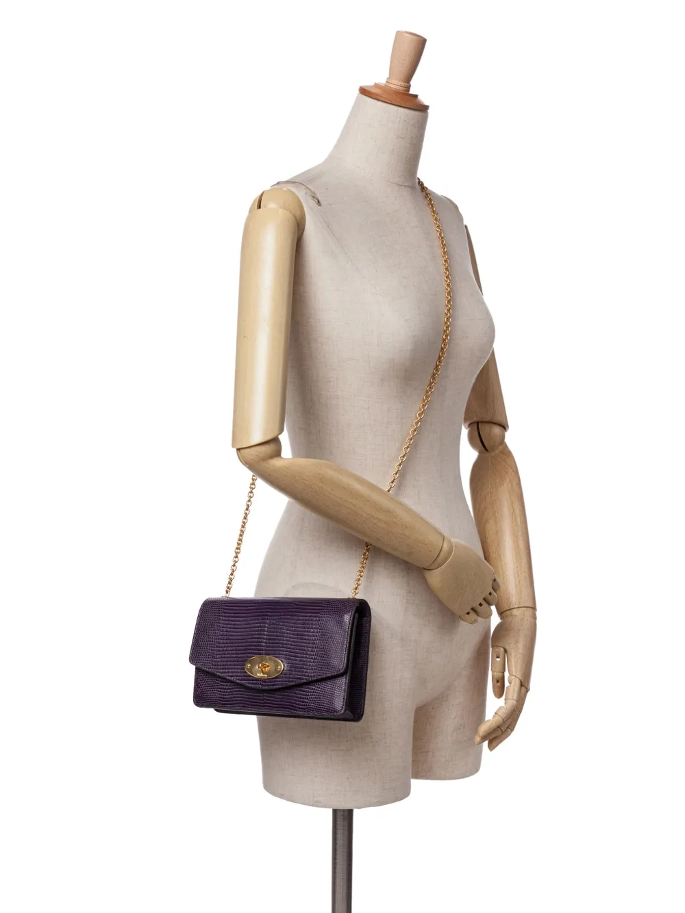 Mulberry Pre-Owned 2015-2024 Mini Lizard Embossed Calfskin Darley crossbody bag | Pre-Owned | Image 2