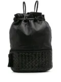 Bottega Veneta Pre-Owned 2012-2024 Nappa Intrecciato Drawstring backpack - Black