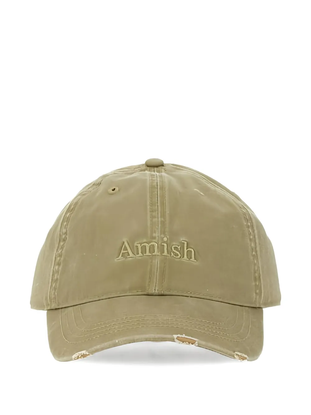 AMISH frayed-edge baseball cap | Green | Image 1