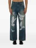 3PARADIS Freedom Doves straight-leg jeans - Blue