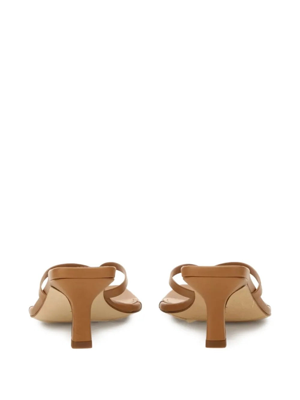 Aeyde Daphne leather sandals Brown