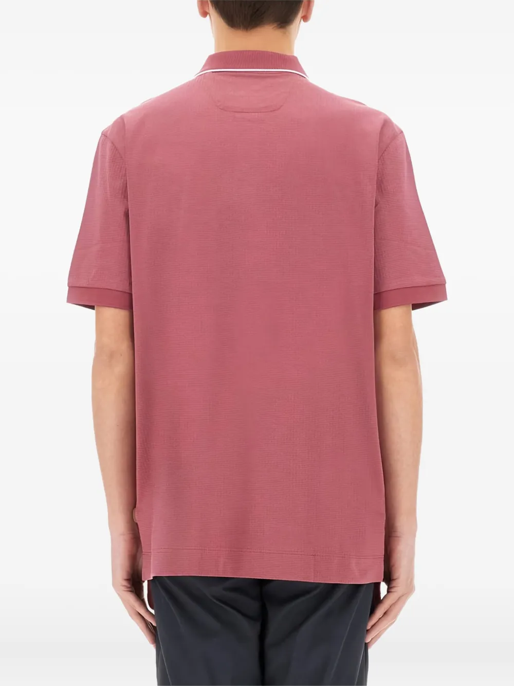 BOSS Piqué poloshirt Roze